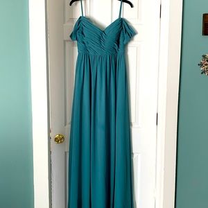 Revelry Lily Bridesmaid Dress size 4; Dessert Blue